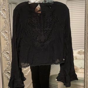 Kendall and Kyle Black Blouse